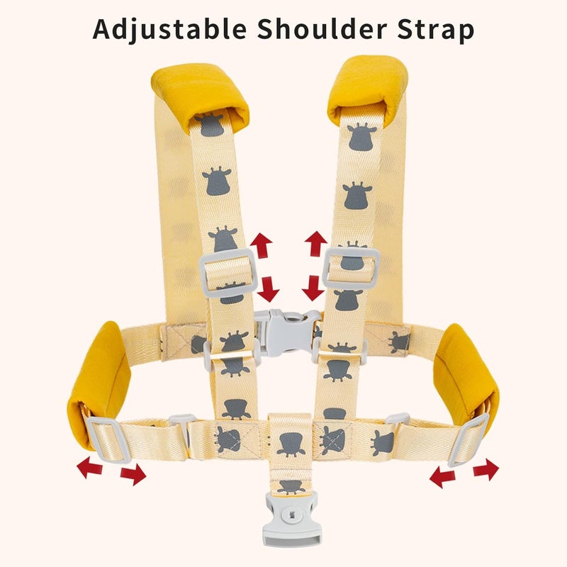 bearcouple Toddler Leashes + Anti Lost Wrist Link for Kids, 4 in 1 Kid Harness Backpack Leash for Girls Boys, Reflective Kids Anti Lost Leash Cute Baby Harness Belt Strap Foldable Child Safety Leash for Park/Zoo - Image 4